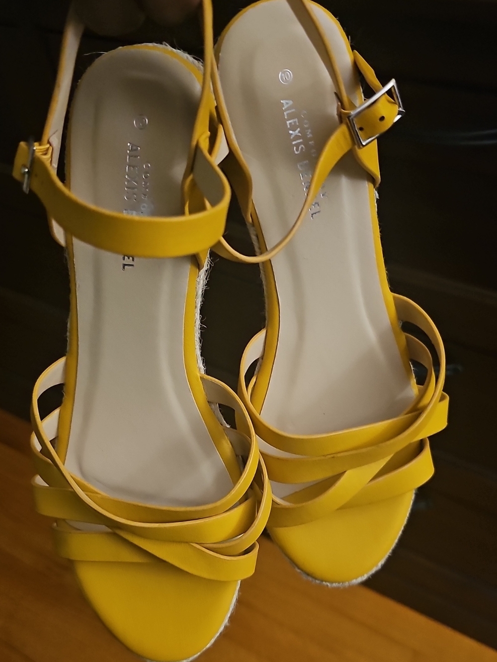 Yellow Strappy Women's Sandals
